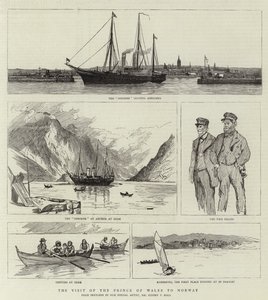 Prinsen av Wales besøk i Norge av Sydney Prior Hall