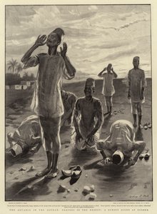 Fremskrittet i Soudan, Prayers in the Desert, en solnedgangsscene på Berber