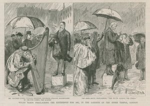 Welsh Bards proklamerer Eisteddfod for 1887 av Sydney Prior Hall