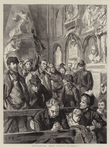 Westminster Abbey, søndag 23. oktober