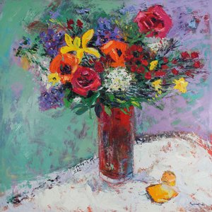 Friske blomster av Sylvia Paul