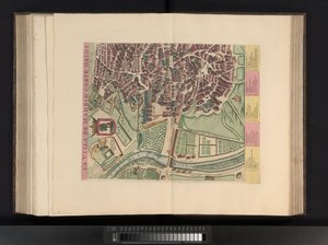 Utsikt over stedet Vélez-Málaga Velis Malaga (tittel på objekt) av Symon Novelanus (possibly)