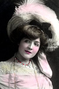 Cora Brown-Potter 1857-1936, amerikansk skuespillerinne, tidlig på 1900-tallet. av TC Turner