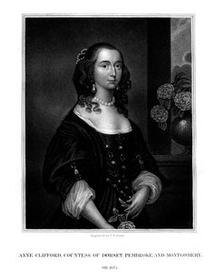 Lady Anne Clifford, grevinne av Dorset, Pembroke og Montgomery, 1825.
