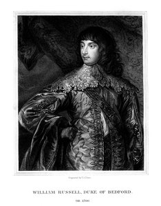 William Russell, 1. hertug av Bedford, britisk soldat, 1825.