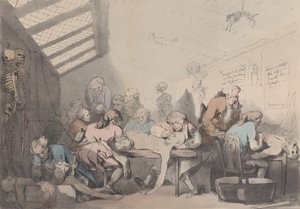 Dissekeringsrommet, ca. 1838. av T. C. Wilson