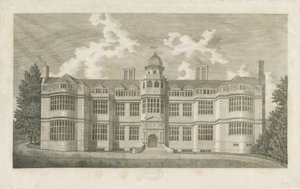Ingestre Hall: gravering