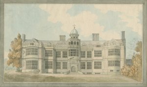 Ingestre Hall: akvarellmaleri, nd [1791]