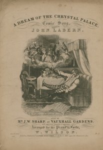 En drøm om Crystal Palace, en komisk sang av John La Bern av T. Hampson Jones