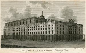 Utsikt over Theatre Royal, Drury Lane, London