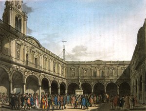 The Royal Exchange, fra Ackermanns "Microcosm of London"