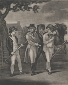 The Taking of Major André by the Incorruptible Paulding, Williams and Vanvert, juli..., 4. juli 1812 av T. W. Freeman