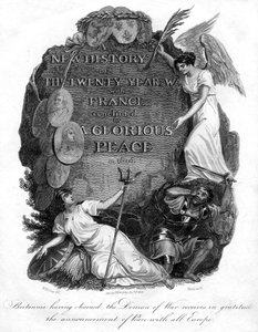 Britannia hadde lenket krigsdemonen, 1816.