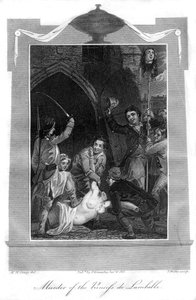 Mordet på prinsessen de Lamballe, 1816.