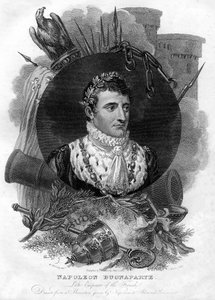 Napoleon I 1769-1821, keiser av Frankrike, 1816.