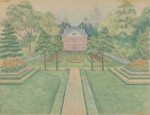 N.W. Stuyvesant Residence, ca. 1936. av Tabea Hosier