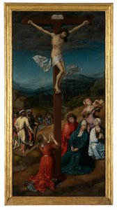 Korsfestelsen (olje på panel) av Taborda Vlame Frey Carlos