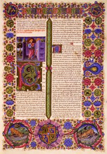 Pauls første brev til Thessalonians, fra bind II av Bibelen til Borso d