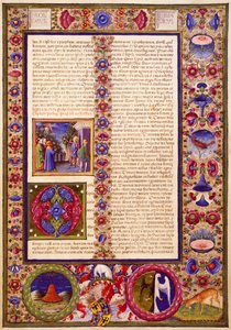The Book of Sirach, fra bind I av Bible of Borso d