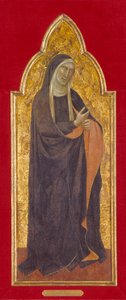 Mourning Virgin (tempera og gull på tre) av Taddeo Gaddi
