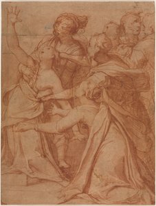 Et mirakel av Saint Philip Benizzi: The Healing of a Demoniac Woman