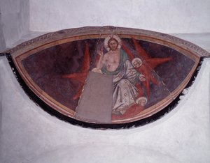 Kristus i herlighet (fresco av Taddeo di Bartolo