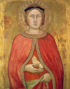 Sankt Agnes av Taddeo di Bartolo