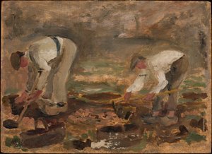 Arbeid på åkeren av Tadeusz Makowski