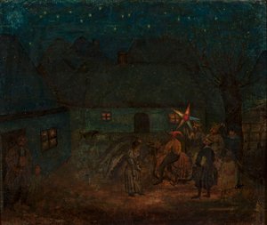 Krakówsk julekrybbe av Tadeusz Makowski