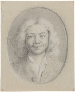 smilende ung mann av Tako Hajo Jelgersma (attributed to)