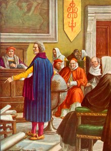 Columbus foran legene i Salamanca av Tancredi Scarpelli