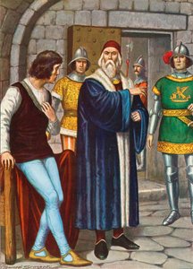 Doge Francesco Foscari ber sønnen sin om å adlyde republikkens ordre av Tancredi Scarpelli