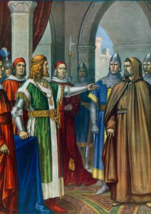 Frederick Barbarossa og Arnold av Brescia av Tancredi Scarpelli