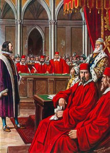 Morosini blir stilt for retten etter å ha overlevert Kreta til ottomanerne av Tancredi Scarpelli