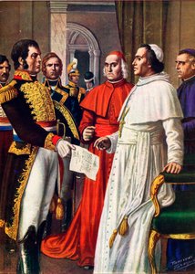 Napoleon soner varsel om fengsling av pave Pius VII av Tancredi Scarpelli