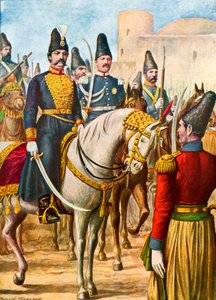 Nasradin-Shah, konge av Persia av Tancredi Scarpelli