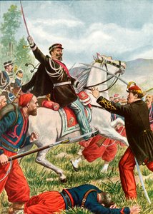 Victor Emanuel i slaget ved Solferino av Tancredi Scarpelli