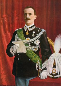 Vittorio Emanuele III lesning, 1900 av Tancredi Scarpelli