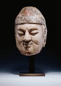 Et marmorhode til en tjenestemann, Tang-dynastiet eller litt tidligere, ca. 618-907 av Tang Dynasty Chinese School