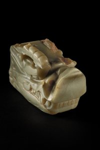 The Junkunc Jade Dragon Head (jade) av Tang Dynasty Chinese School