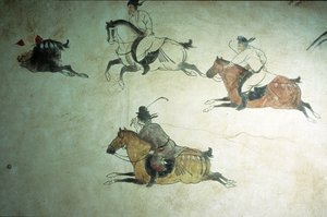 Kronprins Zhangs grav, 2. år av Shenlong, Tang-dynastiet, 618-907 av Tang Dynasty Chinese School