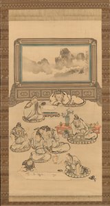 The Eight Immortals of the Wine Cup, 1828.