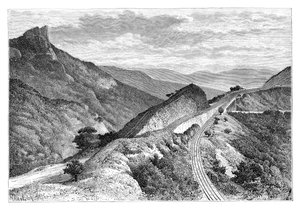Bhor Ghat, nær Khandala, India, 1895. av Taylor