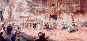 Begravelse av Saint Rose av Teófilo Castillo