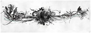 Bear Growl, 2014 (Collage på lerret) av Teis Albers