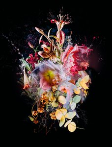Bouquet XX, 2016 (blandet media på lerret)