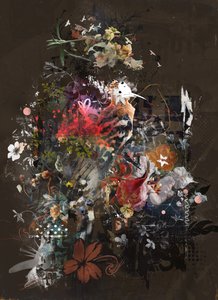 Floralies, 2018 (Collage på lerret)