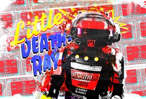 Little death ray, 2014 (blandet media på lerret) av Teis Albers