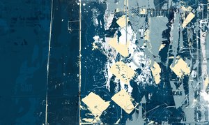 Quilty, 2014 (Collage på lerret) av Teis Albers