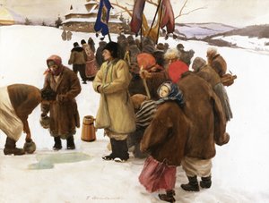 Ortodoks jul i de østlige Karpatene: vannets velsignelse
